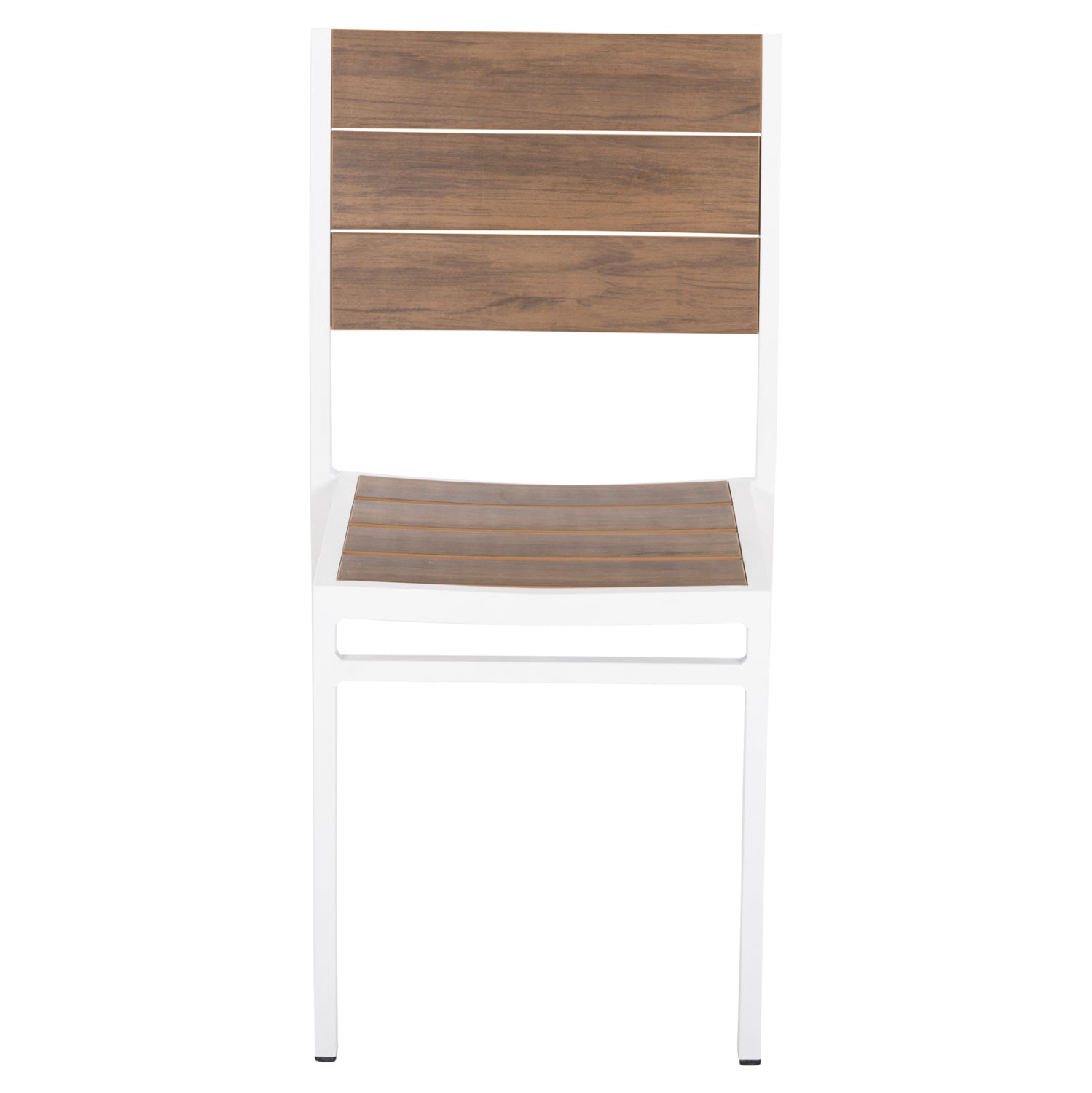 ALUMINUM CHAIR SAGA HM6063.01 WHITE WITH POLYWOOD 46x52x86Hcm.