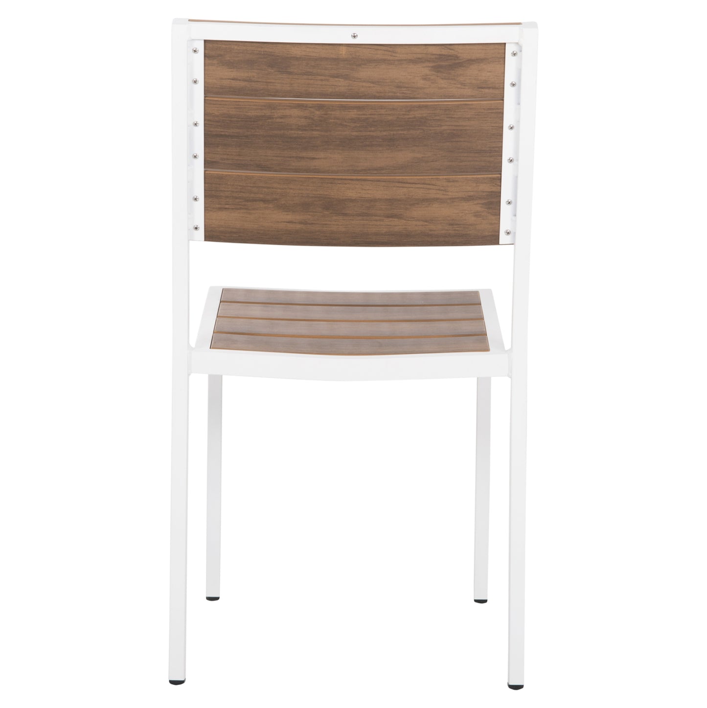 ALUMINUM CHAIR SAGA HM6063.01 WHITE WITH POLYWOOD 46x52x86Hcm.
