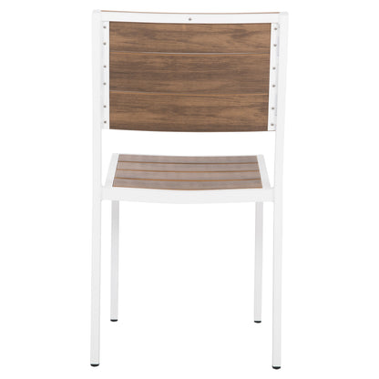 ALUMINUM CHAIR SAGA HM6063.01 WHITE WITH POLYWOOD 46x52x86Hcm.