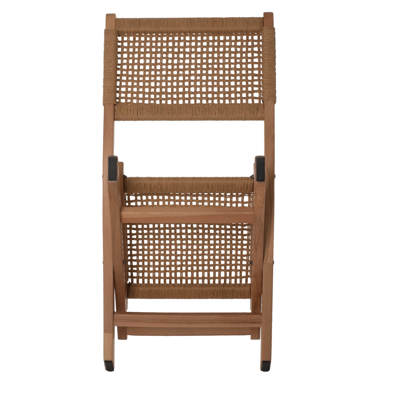 FOLDING CHAIR MADE OF BEECH WOOD AND ROPE IN NATURAL 47X58X84Hcm.HM9411.01