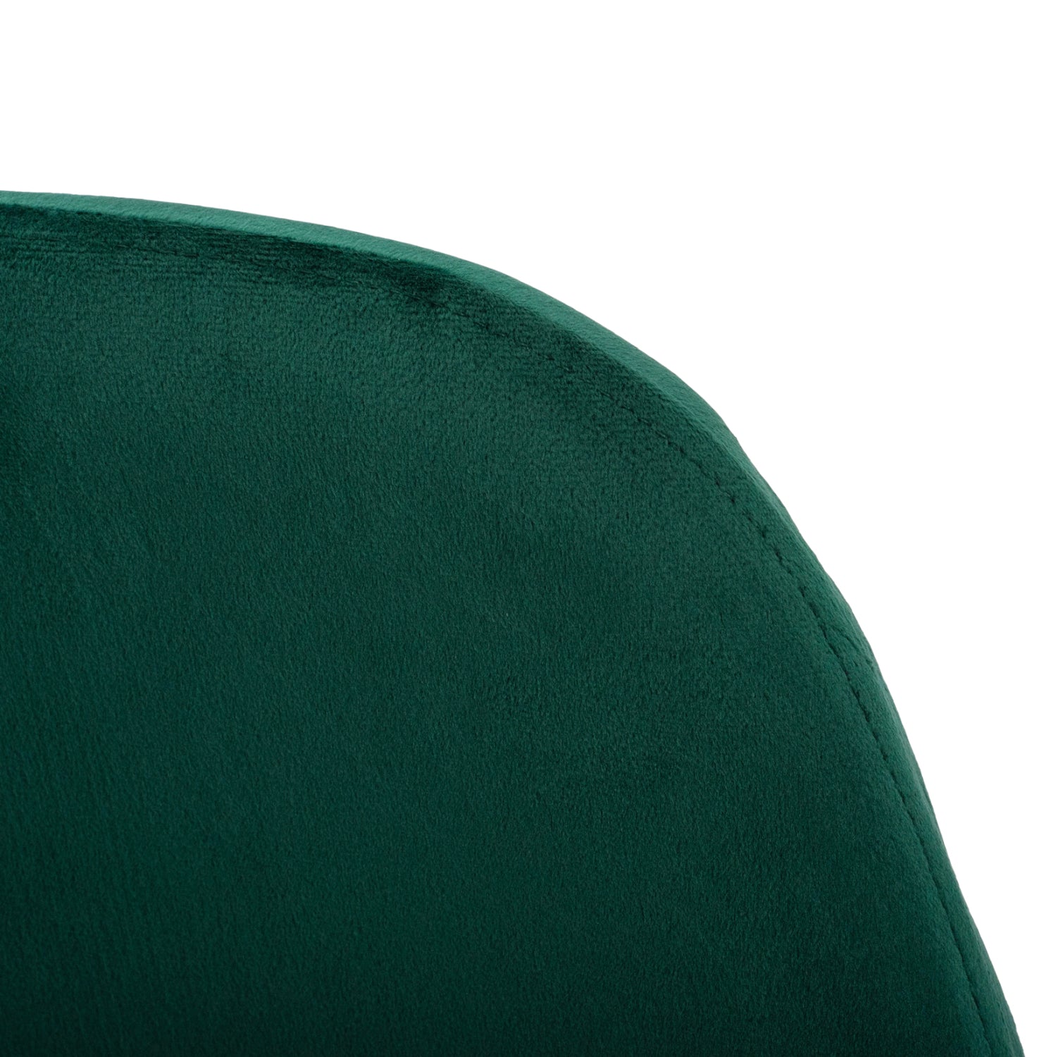 Dining Chair Leonardo Cypress Green Velvet with metallic legs HM00100.23 45x53x85 cm.