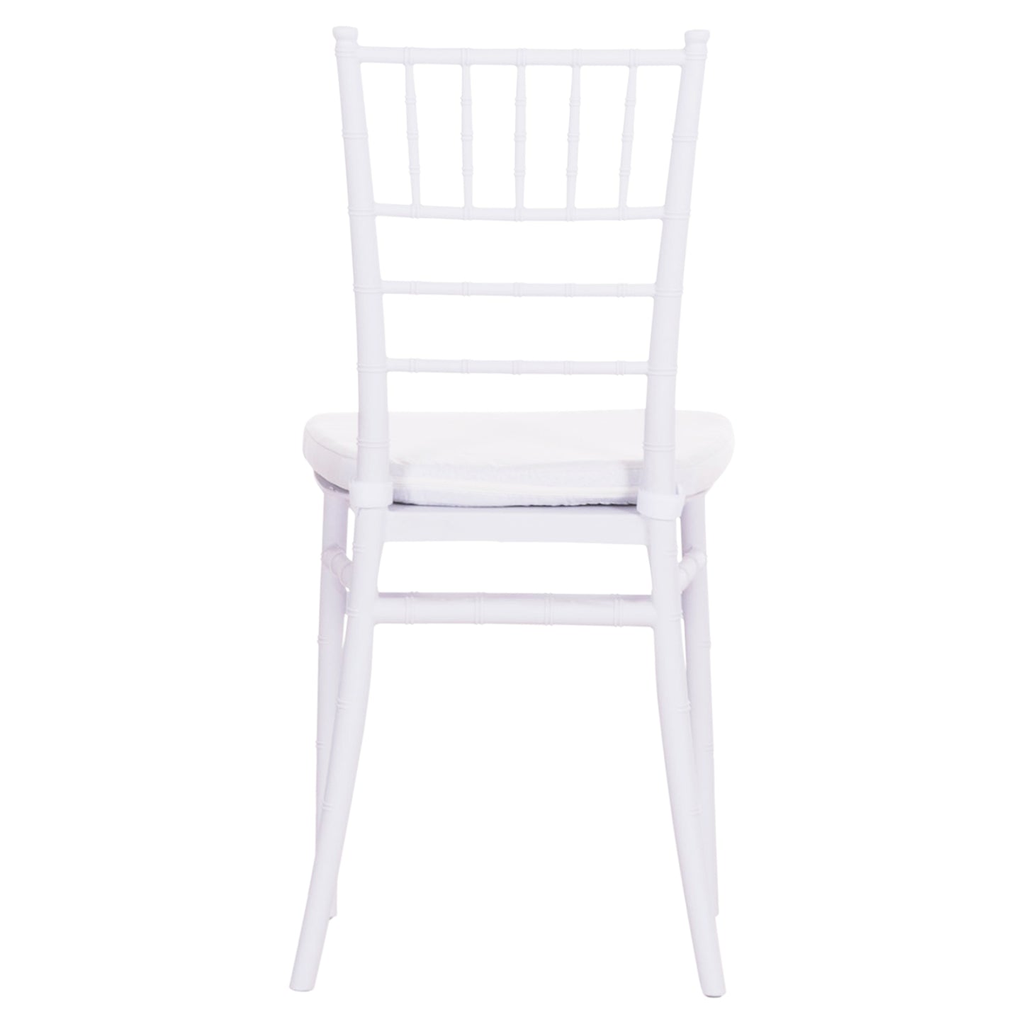 CATERING CHAIR TIFFANY WITH CUSHION HM21104 WHITE POLYPROPYLENE 39x47x89Hcm.