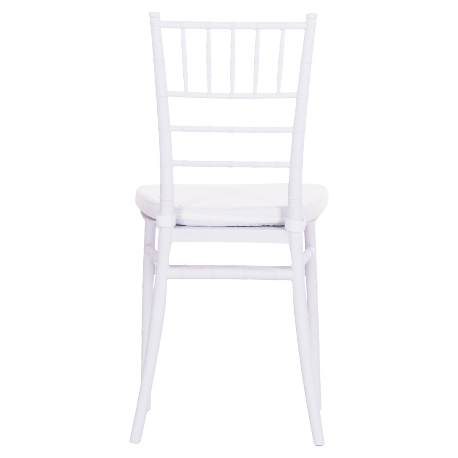 CATERING CHAIR TIFFANY WITH CUSHION HM21104 WHITE POLYPROPYLENE 39x47x89Hcm.