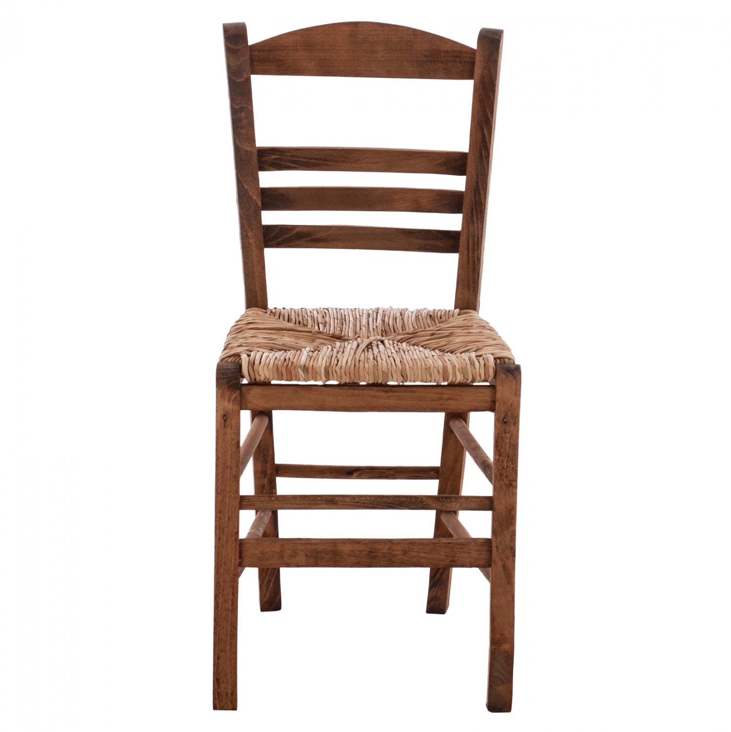 Traditional chair with straw walnut HM10369.01