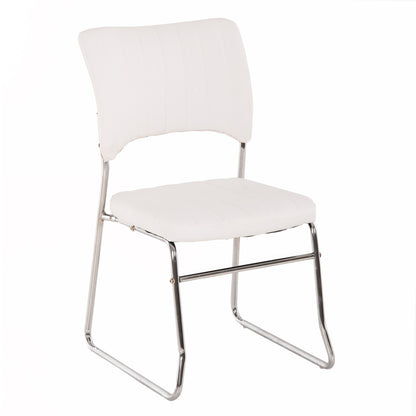 Conference chair HM1071.02 White 52x60x85 cm