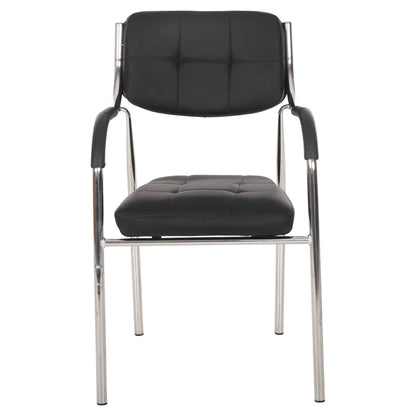 Conference office chair OBERON HM1018.01 Black PU 51x52x86Ηcm