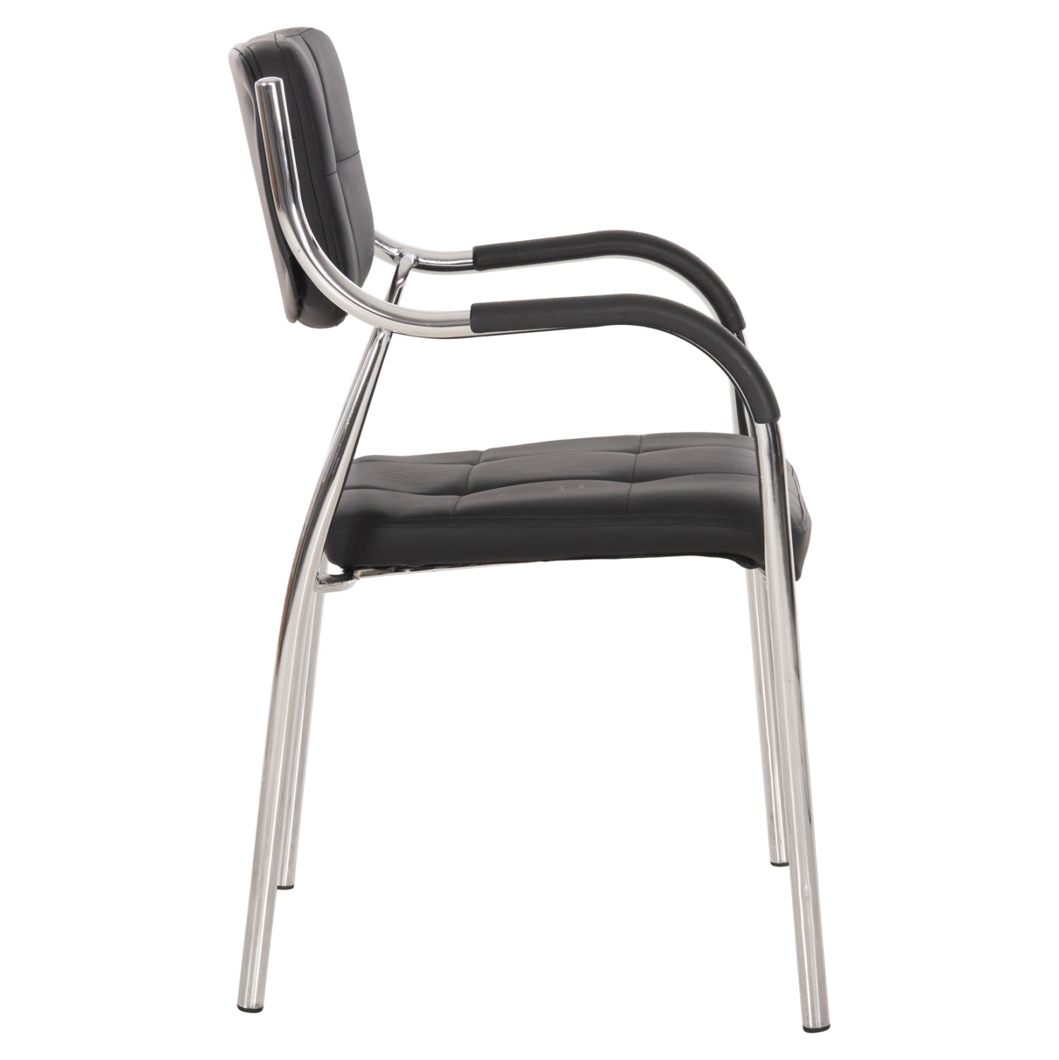 Conference office chair OBERON HM1018.01 Black PU 51x52x86Ηcm