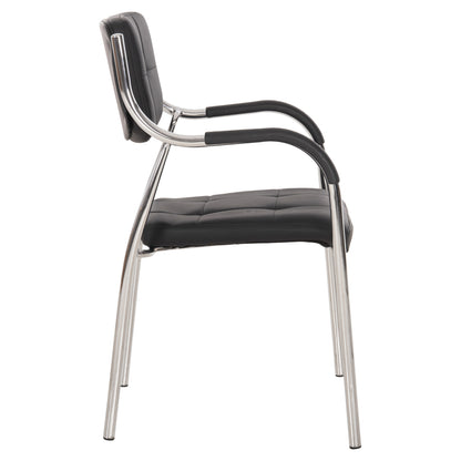 Conference office chair OBERON HM1018.01 Black PU 51x52x86Ηcm