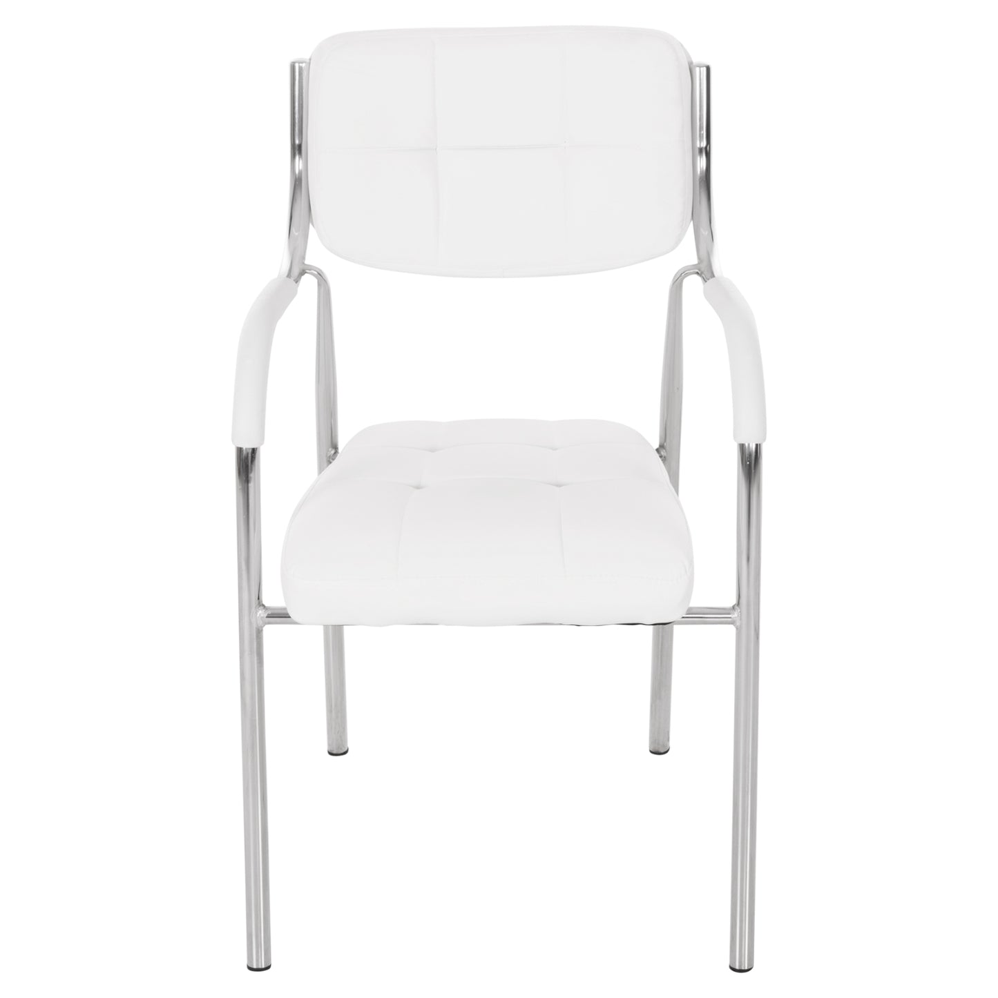Conference office chair OBERON HM1018.02 White PU 51x52x88Hcm