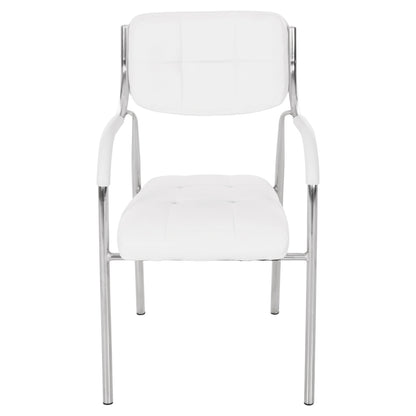 Conference office chair OBERON HM1018.02 White PU 51x52x88Hcm