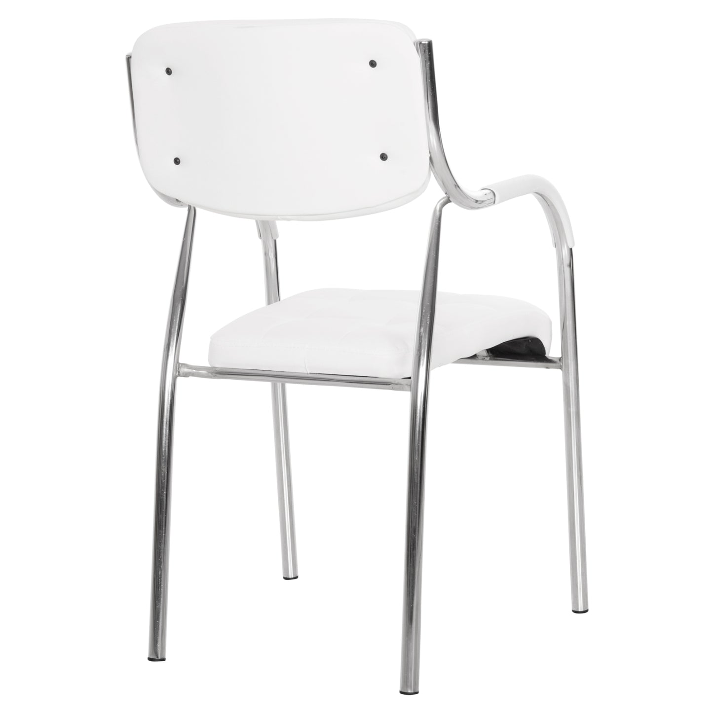 Conference office chair OBERON HM1018.02 White PU 51x52x88Hcm