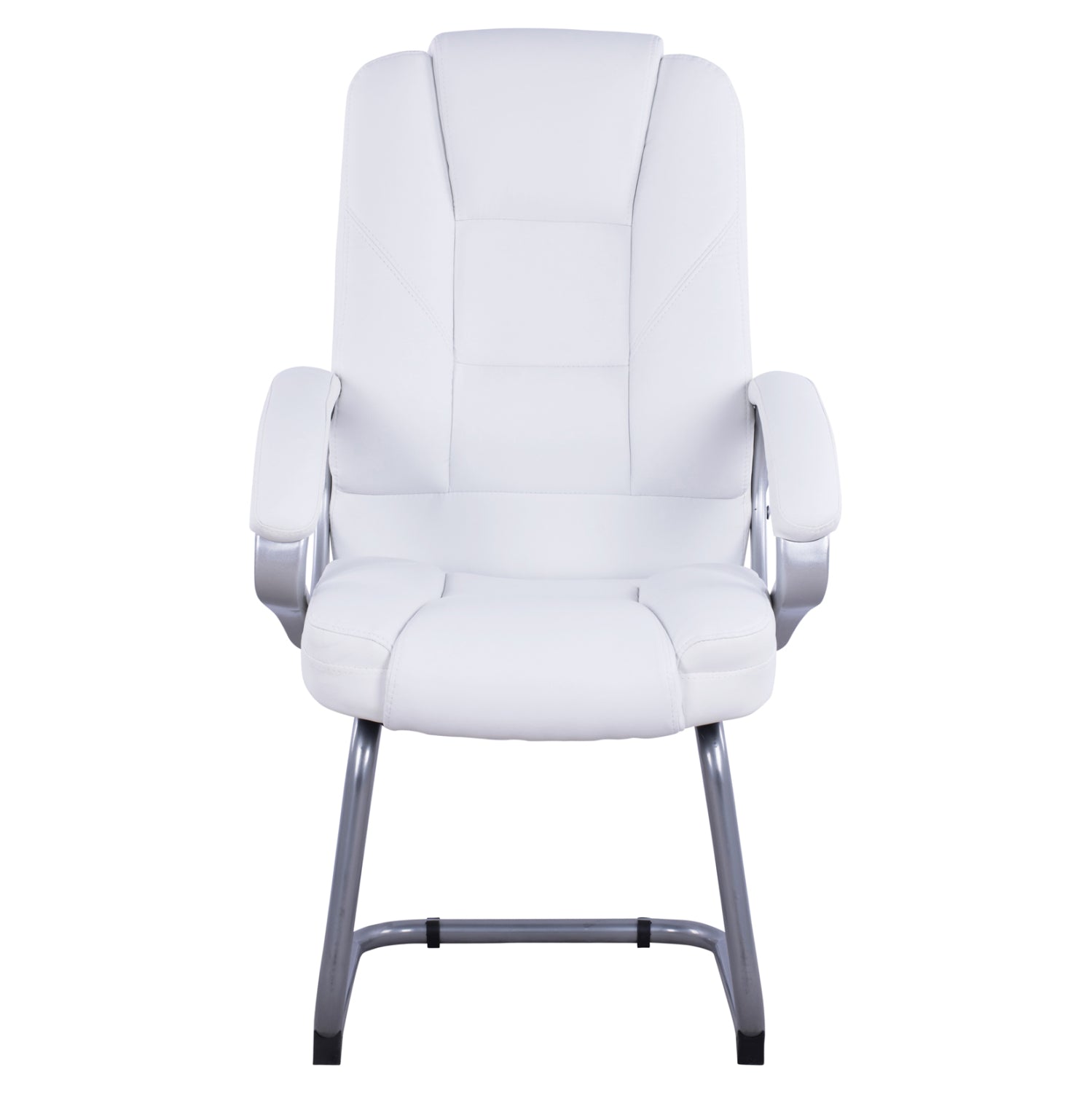 Visitor's chair with white PU Sora HM1144.02 63x67x112 cm