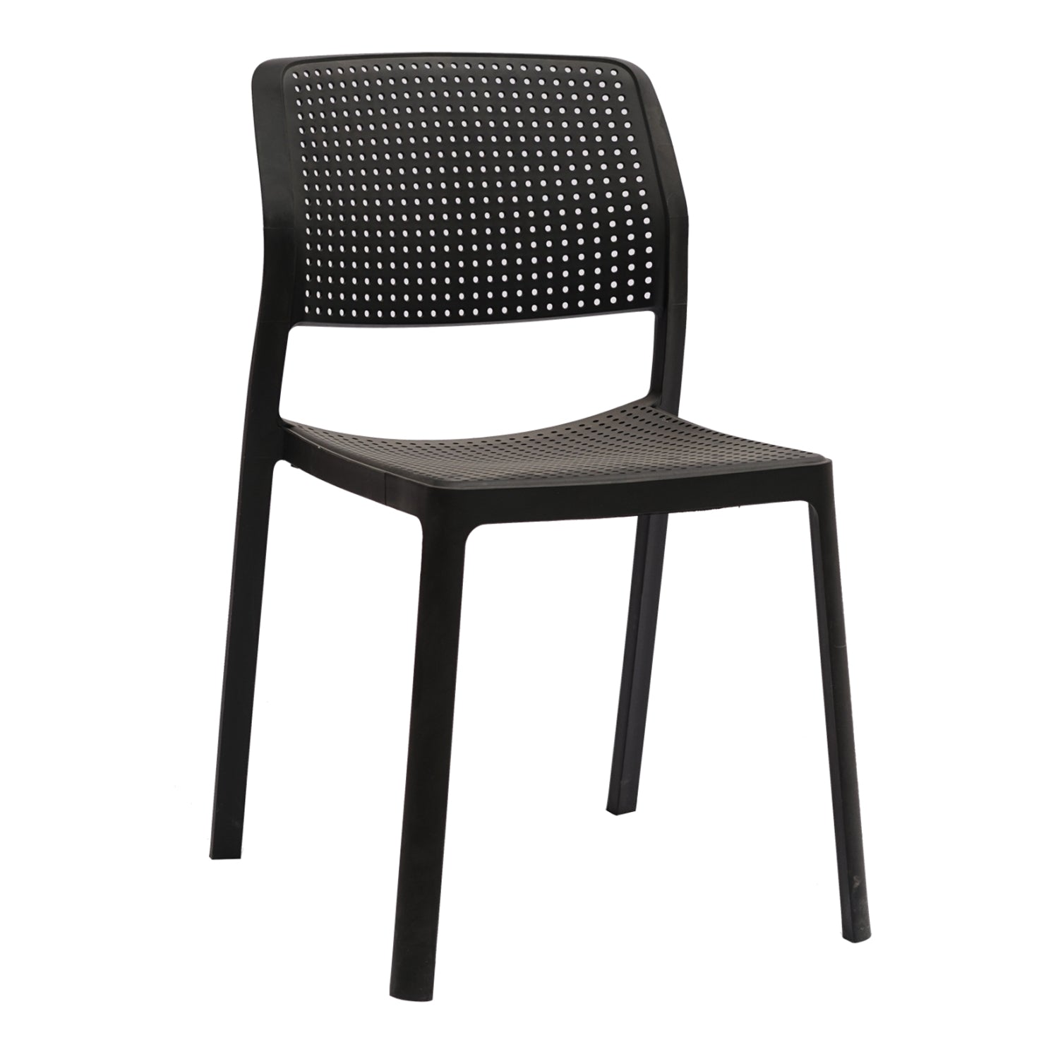 CHAIR OUTDOOR COMFEE HM6101.02 POLYPROPYLENE IN BLACK 41x57x82H cm