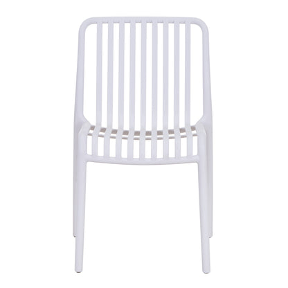 CHAIR OUTDOOR CONVEE HM6104.01 POLYPROPYLENE IN WHITE 48x56x79Hcm.