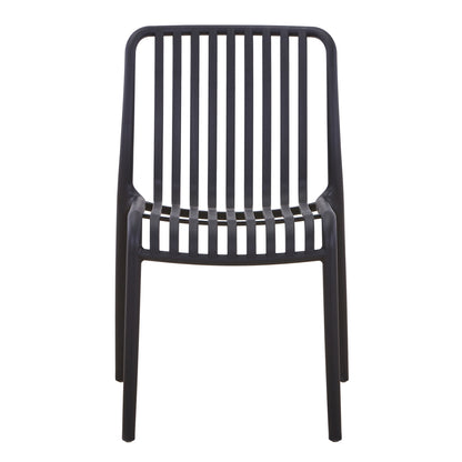 CHAIR OUTDOOR CONVEE HM6104.02 POLYPROPYLENE IN BLACK 48x56x79Hcm.