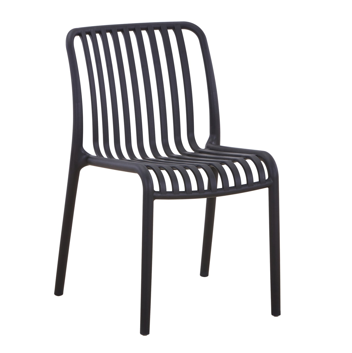 CHAIR OUTDOOR CONVEE HM6104.02 POLYPROPYLENE IN BLACK 48x56x79Hcm.