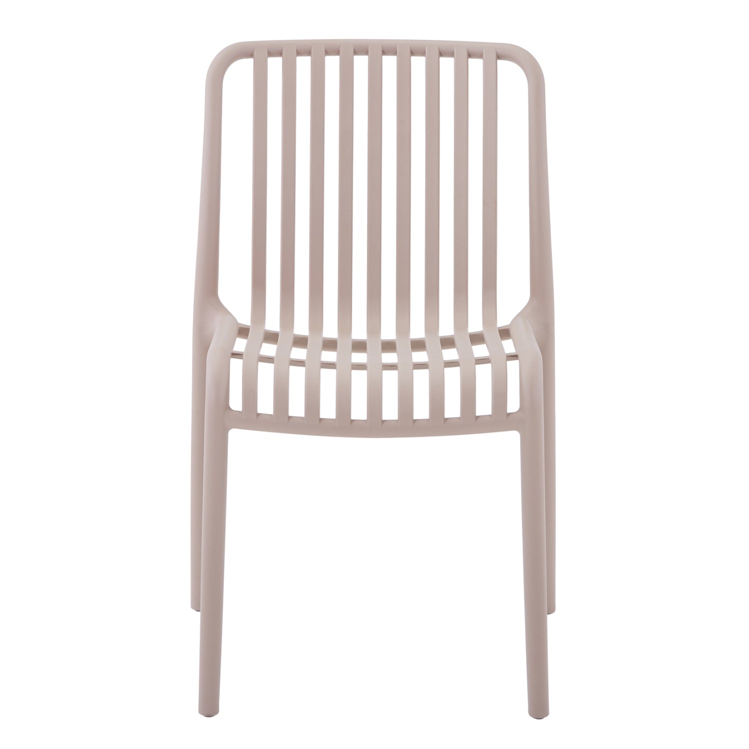 CHAIR OUTDOOR CONVEE HM6104.04 POLYPROPYLENE IN CAPPUCCINO 48x56x79Hcm.