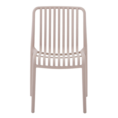 CHAIR OUTDOOR CONVEE HM6104.04 POLYPROPYLENE IN CAPPUCCINO 48x56x79Hcm.