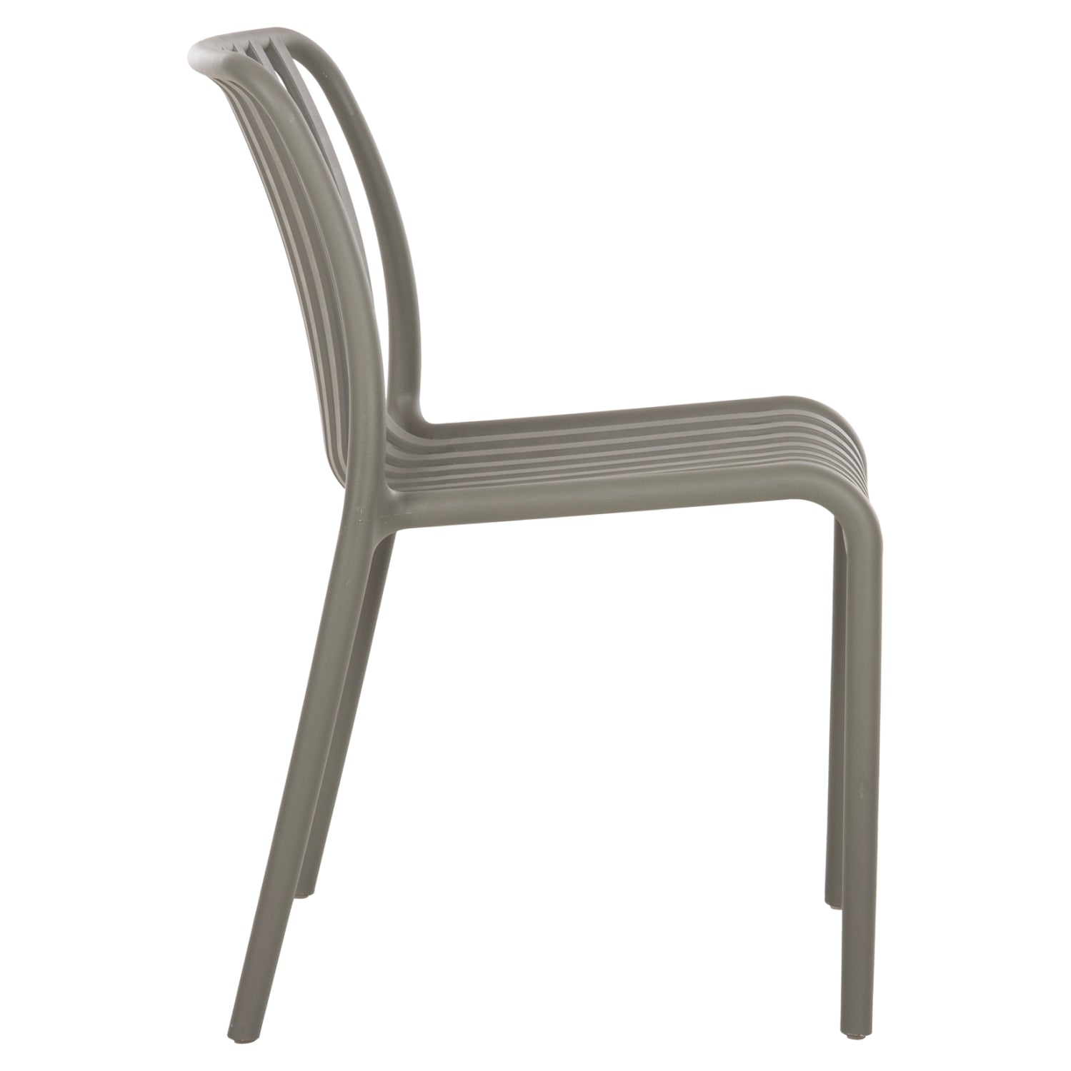 CHAIR OUTDOOR CONVEE HM6104.07 POLYPROPYLENE IN DARK OLIVE 48x56x79Hcm.