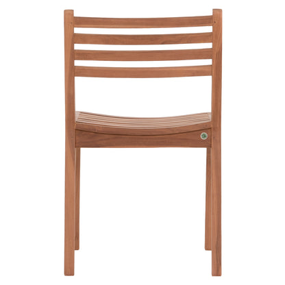 OUTDOOR DINING CHAIR PAVEL HM6615 TEAK WOOD--NATURAL COLOR 46x54x78Hcm