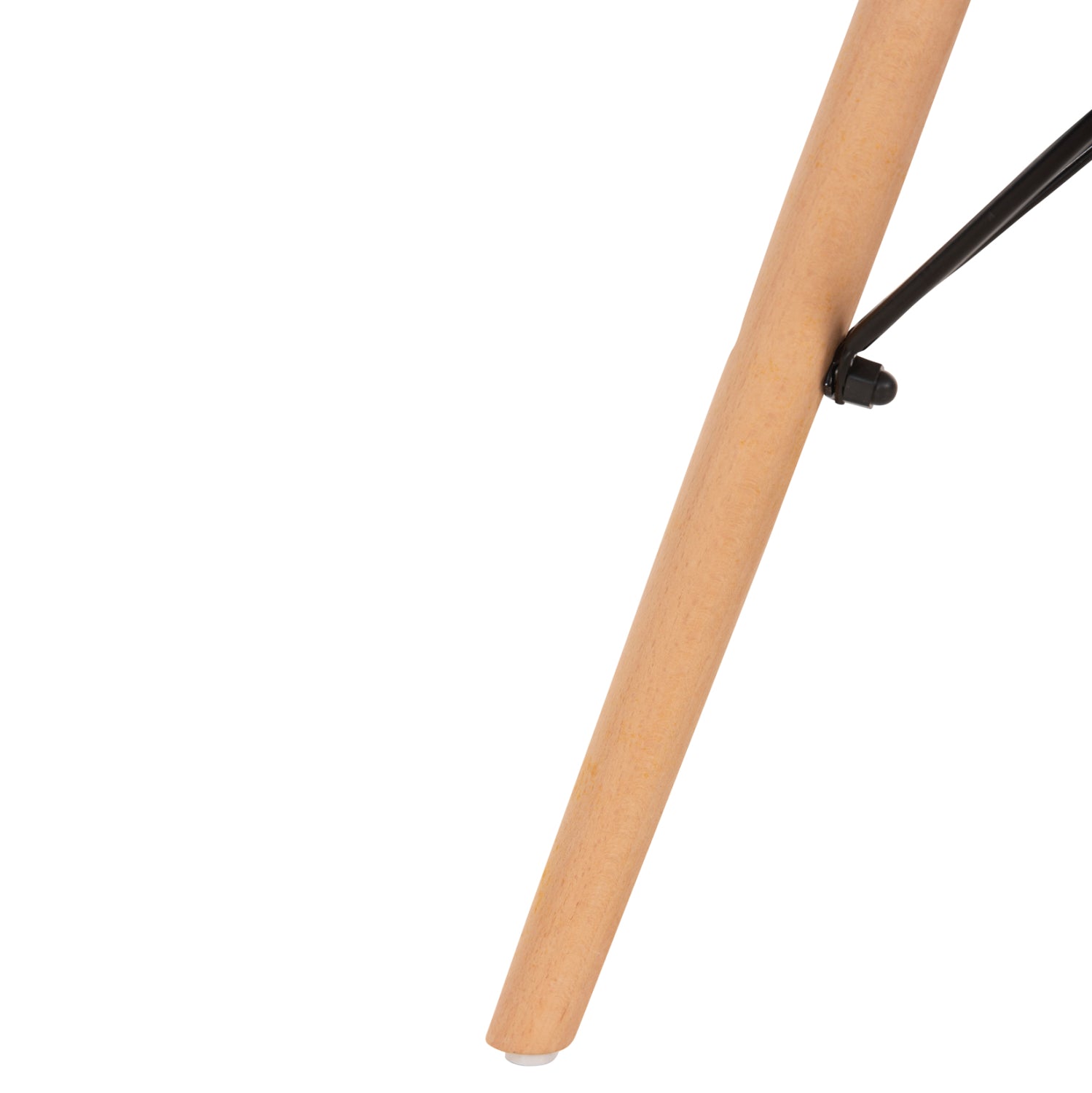 DINING CHAIR TWIST HM8460.25 WOODEN LEGS-POLYPROPYLENE SEAT IN CAPPUCCINO COLOR 46x50x82Hcm.