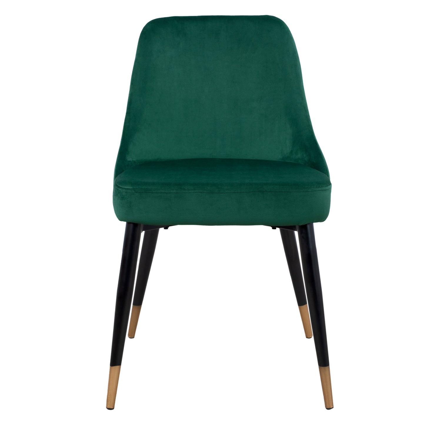 Chair Serentiy HM8527.03 from velvet Cyppress Green Color with metallic frame 51x58x83cm