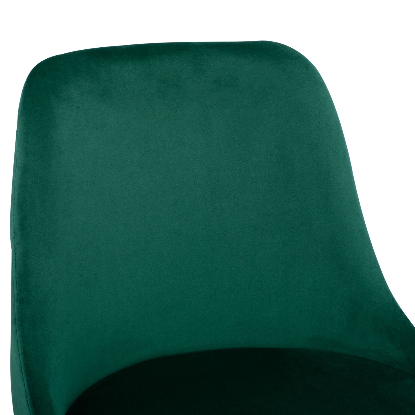 Chair Serentiy HM8527.03 from velvet Cyppress Green Color with metallic frame 51x58x83cm