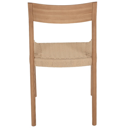 DINING CHAIR PONTUS HM9322.11 RUBBERWOOD AND ROPE SEAT-NATURAL COLOR 47X52X80Hcm.