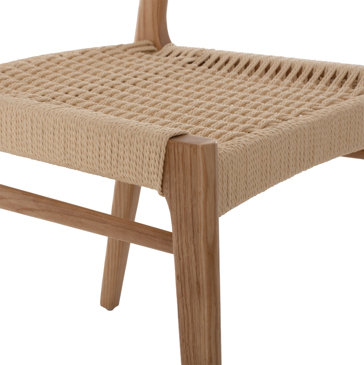 DINING CHAIR PONTUS HM9322.11 RUBBERWOOD AND ROPE SEAT-NATURAL COLOR 47X52X80Hcm.