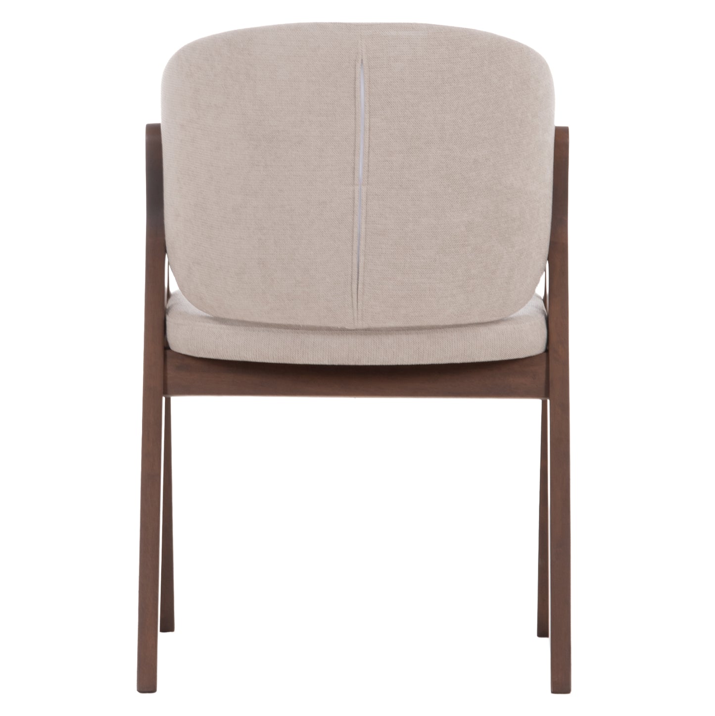 DINING CHAIR HANA HM9746.11 RUBBERWOOD IN BLACK-FABRIC IN GREY 55,5x60x85Hcm.