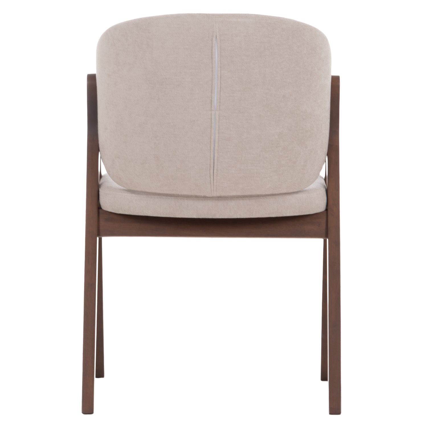 DINING CHAIR HANA HM9746.11 RUBBERWOOD IN BLACK-FABRIC IN GREY 55,5x60x85Hcm.