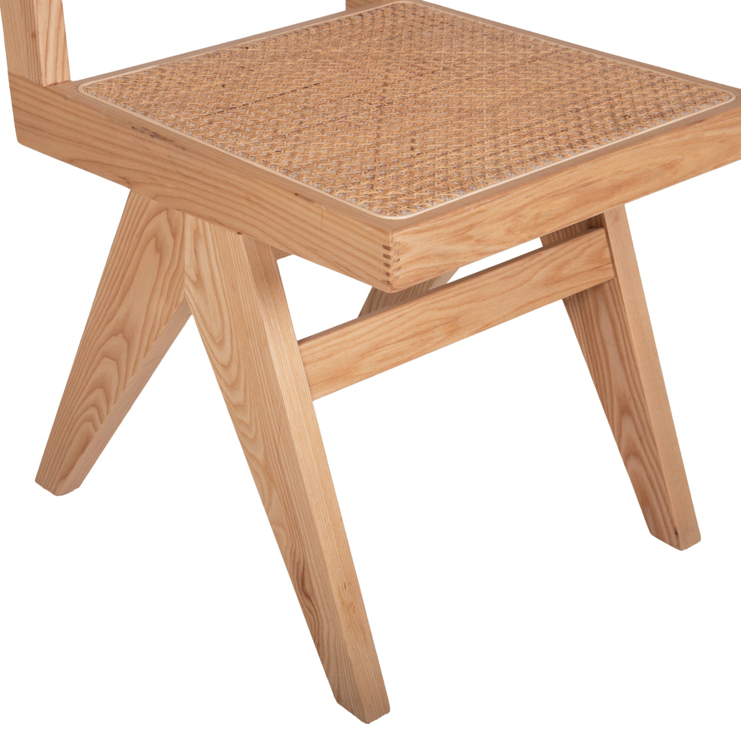 CHAIR FREDRIK HM9873 ASHWOOD AND NATURAL RATTAN IN NATURAL COLOR 45x55,5x83Hcm.
