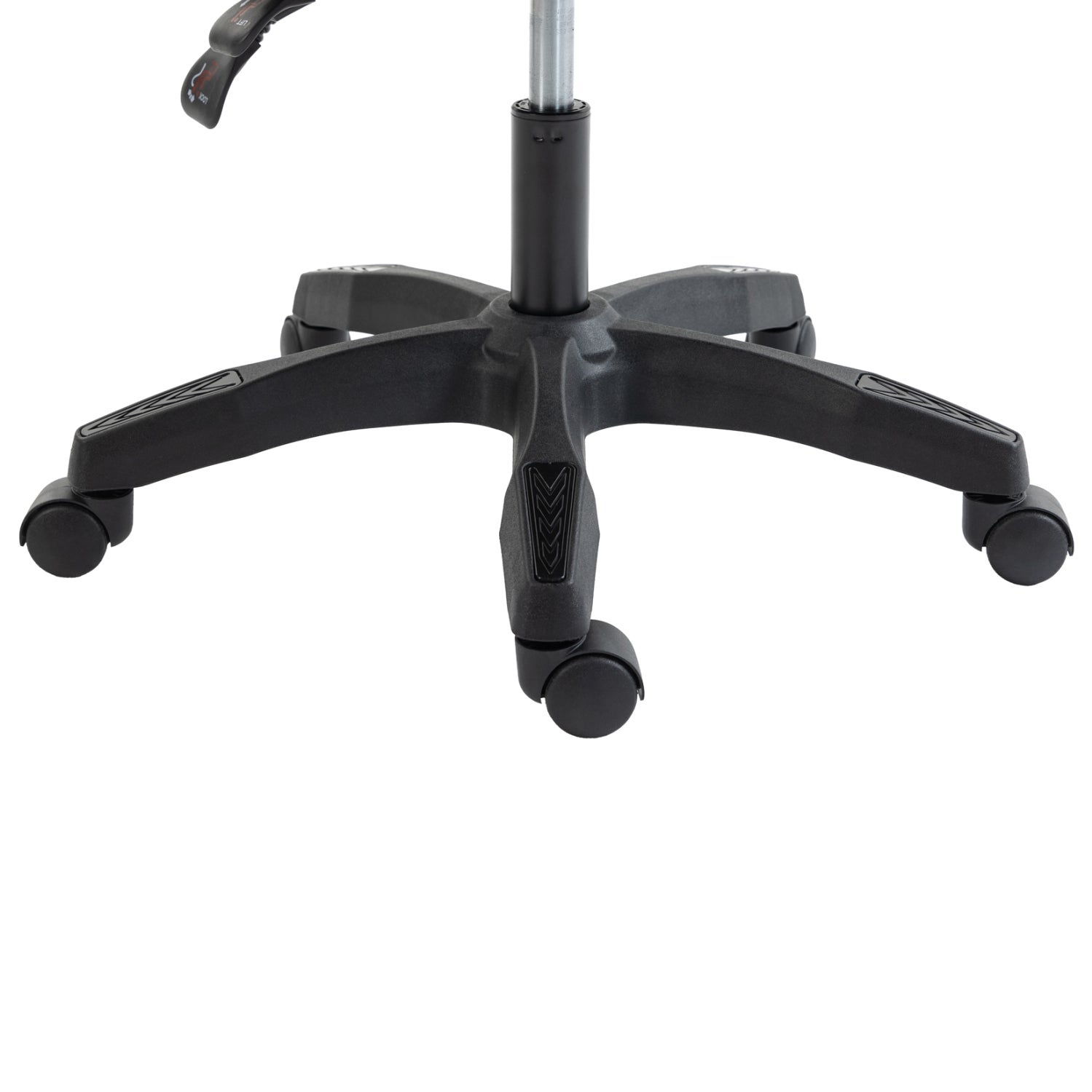 GAMING CHAIR STRATUS HM1231.01 BLACK PVC--WITH LUMBAR AND HEAD SUPPORT CUSHIONS 62x62x119Hcm.