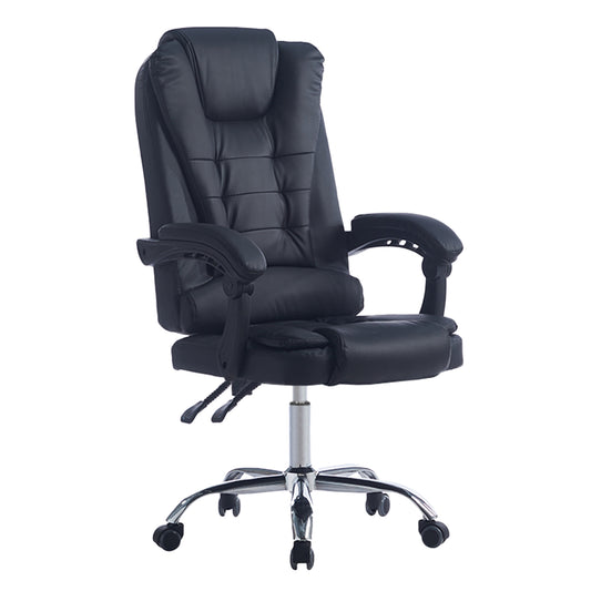 EXECUTIVE OFFICE CHAIR KYRON HM1221.01 BLACK PU--CHROME BASE 65x46x112Hcm.