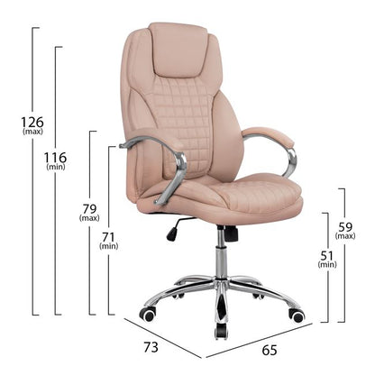 Manager's office chair HM1097.07 Cream color