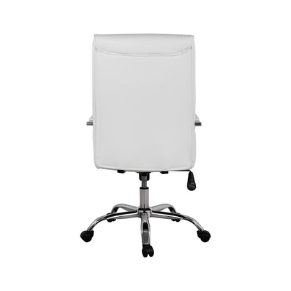 Office Chair Director's White with chromed base Jacob HM1044.12 57x75,5x100 cm