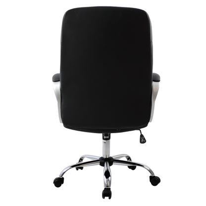 Manager's office chair HM1024.01 with chromed base 64x55x120 cm.