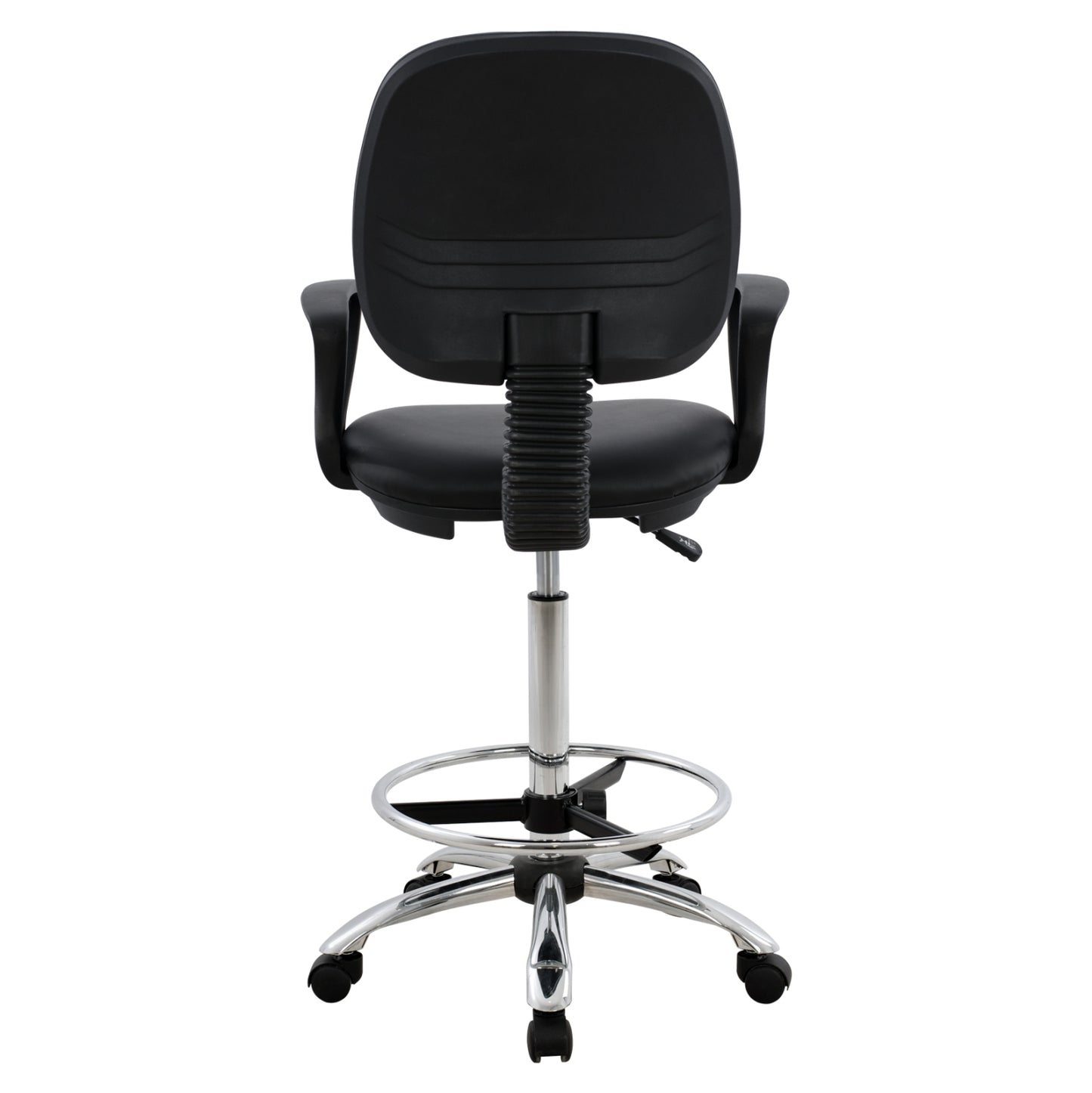OFFICE CHAIR VEGAR HM1042.01 WITH PERIMETER FOOTREST-HIGH SEAT-BLACK 56,5x60x136Hcm.