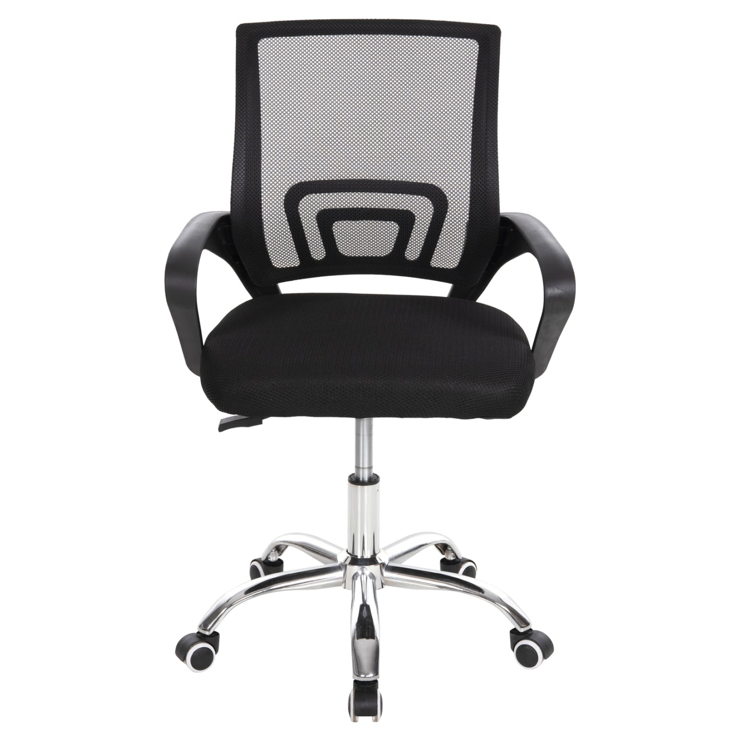 OFFICE CHAIR BRISTONE HM1058.31 CHROMED LEG-BLACK MESH 56x53x93Hcm.