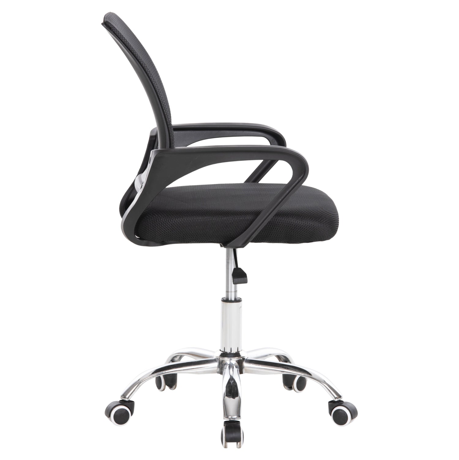 OFFICE CHAIR BRISTONE HM1058.31 CHROMED LEG-BLACK MESH 56x53x93Hcm.