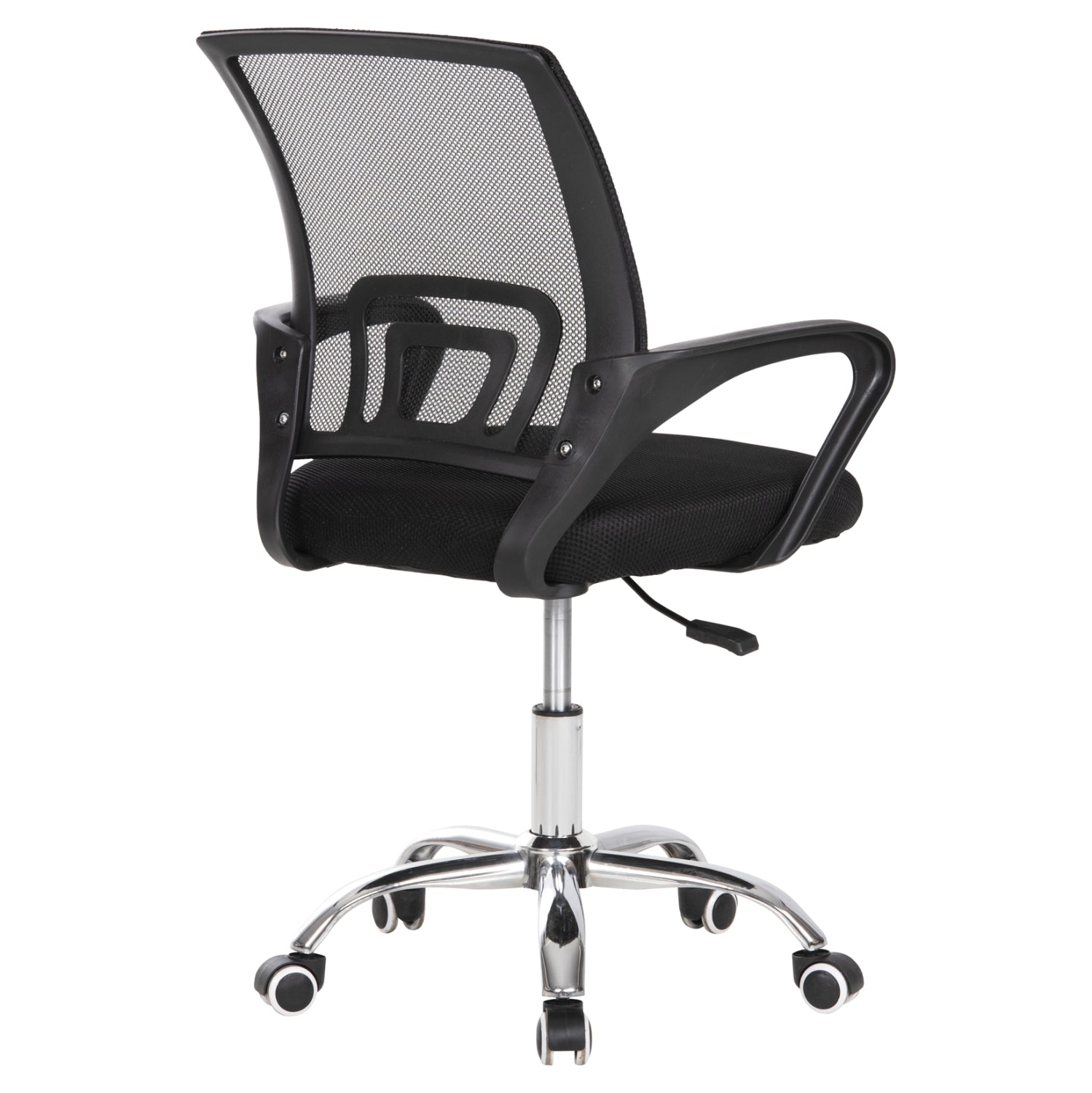 OFFICE CHAIR BRISTONE HM1058.31 CHROMED LEG-BLACK MESH 56x53x93Hcm.