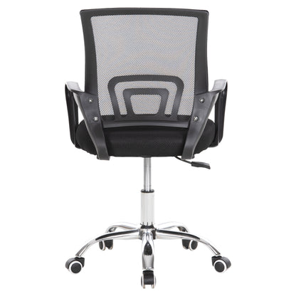 OFFICE CHAIR BRISTONE HM1058.31 CHROMED LEG-BLACK MESH 56x53x93Hcm.