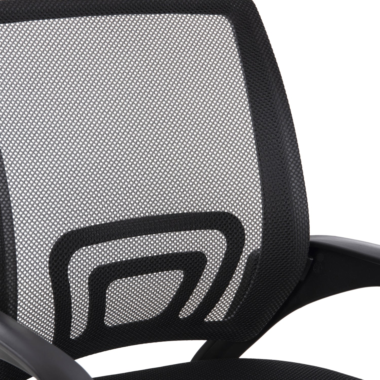 OFFICE CHAIR BRISTONE HM1058.31 CHROMED LEG-BLACK MESH 56x53x93Hcm.
