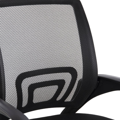OFFICE CHAIR BRISTONE HM1058.31 CHROMED LEG-BLACK MESH 56x53x93Hcm.