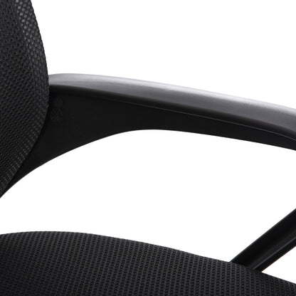 OFFICE CHAIR BRISTONE HM1058.31 CHROMED LEG-BLACK MESH 56x53x93Hcm.