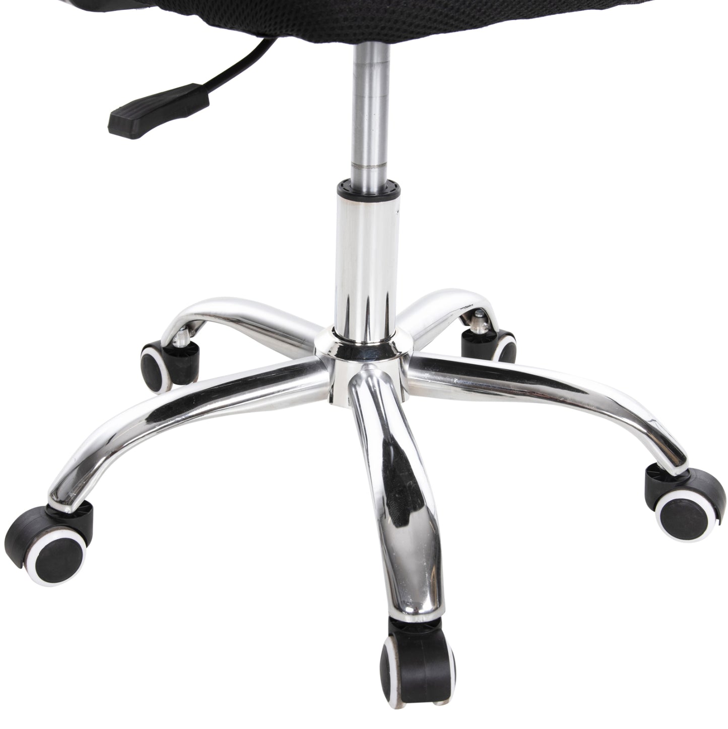 OFFICE CHAIR BRISTONE HM1058.31 CHROMED LEG-BLACK MESH 56x53x93Hcm.