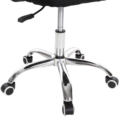 OFFICE CHAIR BRISTONE HM1058.31 CHROMED LEG-BLACK MESH 56x53x93Hcm.