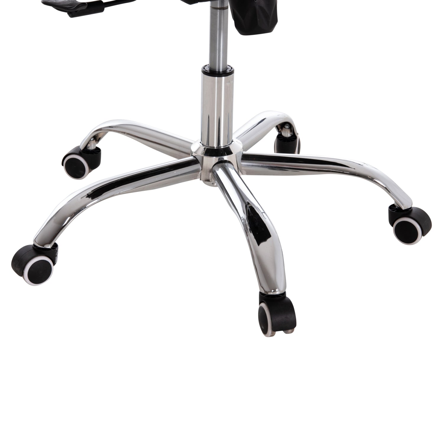 MANAGER'S OFFICE CHAIR BOSS HM1059.31 BLACK PU-CHROMED METAL FRAME AND BASE 53x57x109Hcm.