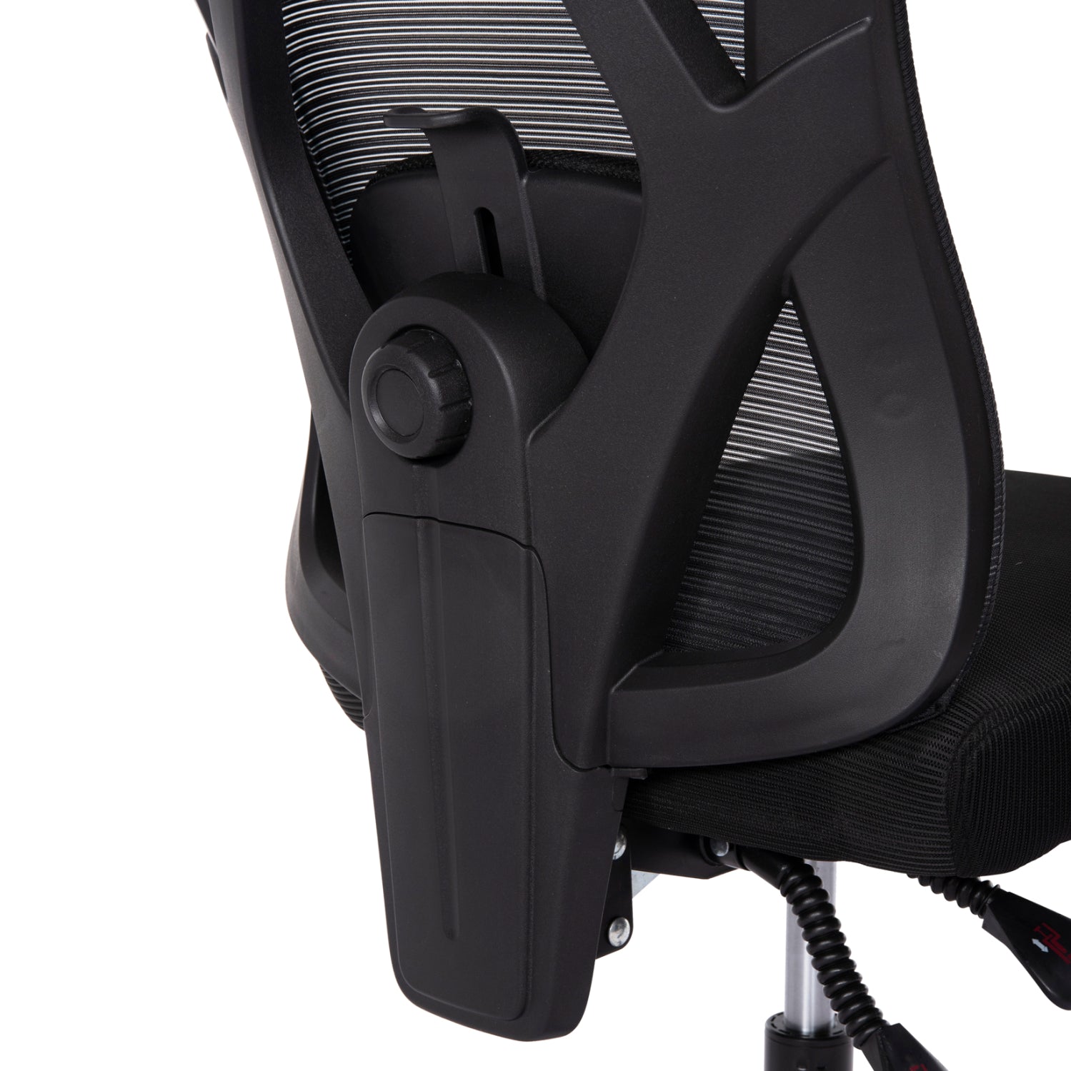 OFFICE CHAIR MEXER ΗΜ1195.01 BLACK MESH-BLACK PP BASE 68x70x136Hcm.