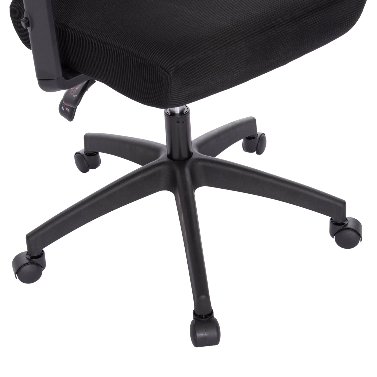 OFFICE CHAIR MEXER ΗΜ1195.01 BLACK MESH-BLACK PP BASE 68x70x136Hcm.